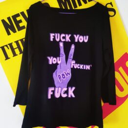 FUCK YOU LÅNGÄRMAD T-SHIRT 300 kr